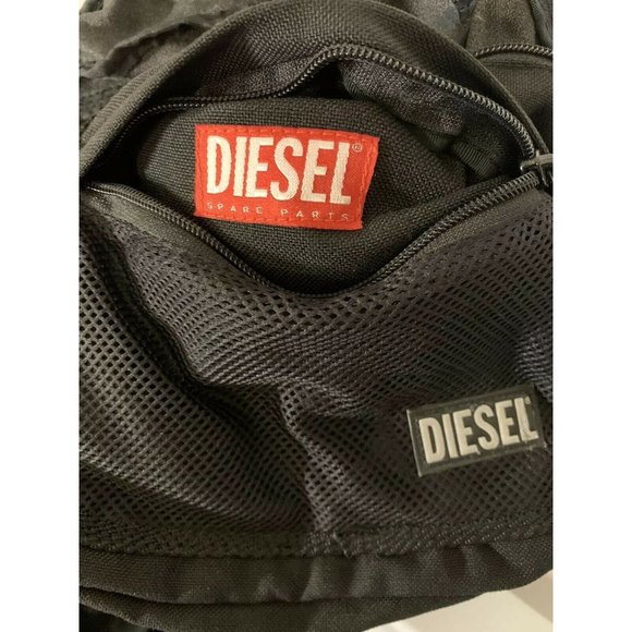 Diesel Backpack‎ Rucksack Black Diesel Spare Parts - Picture 1 of 8